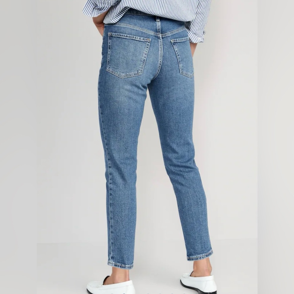 NWT High-Waisted Button-Fly OG Straight Ankle Jeans for Women (6 Tall)